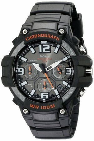 Casio Mens Mcw-100H-1Avcf Heavy Duty Design Watch With Black Silicone Band Watch