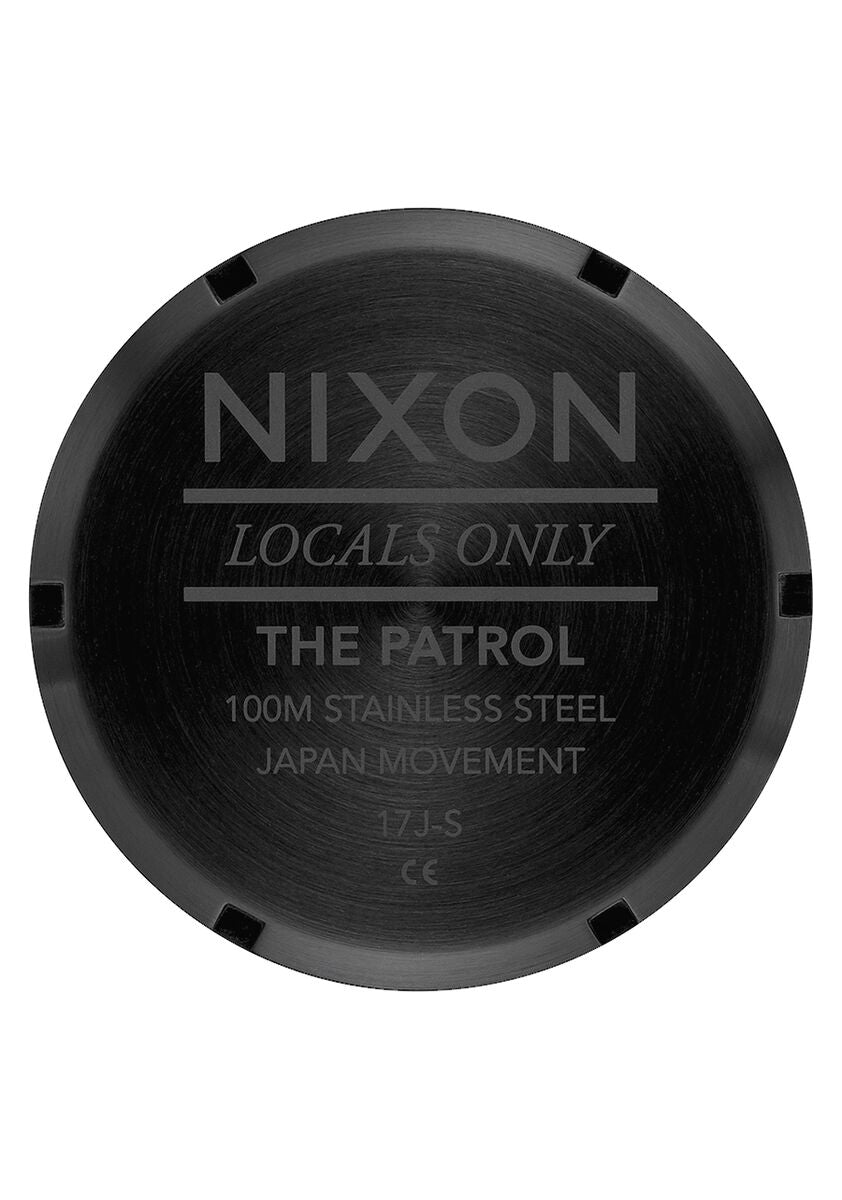 Nixon Patrol Watch Black/ Silver Men's Watch A1242-180-00