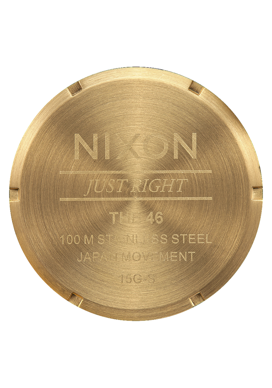 Nixon Gold and Black 46 MM Watch A916-510
