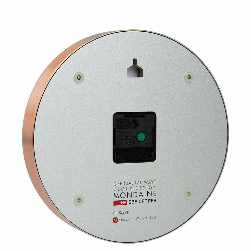MONDAINE OFFICIAL SWISS RAILWAYS WALL CLOCK A990.CLOCK.17SBK