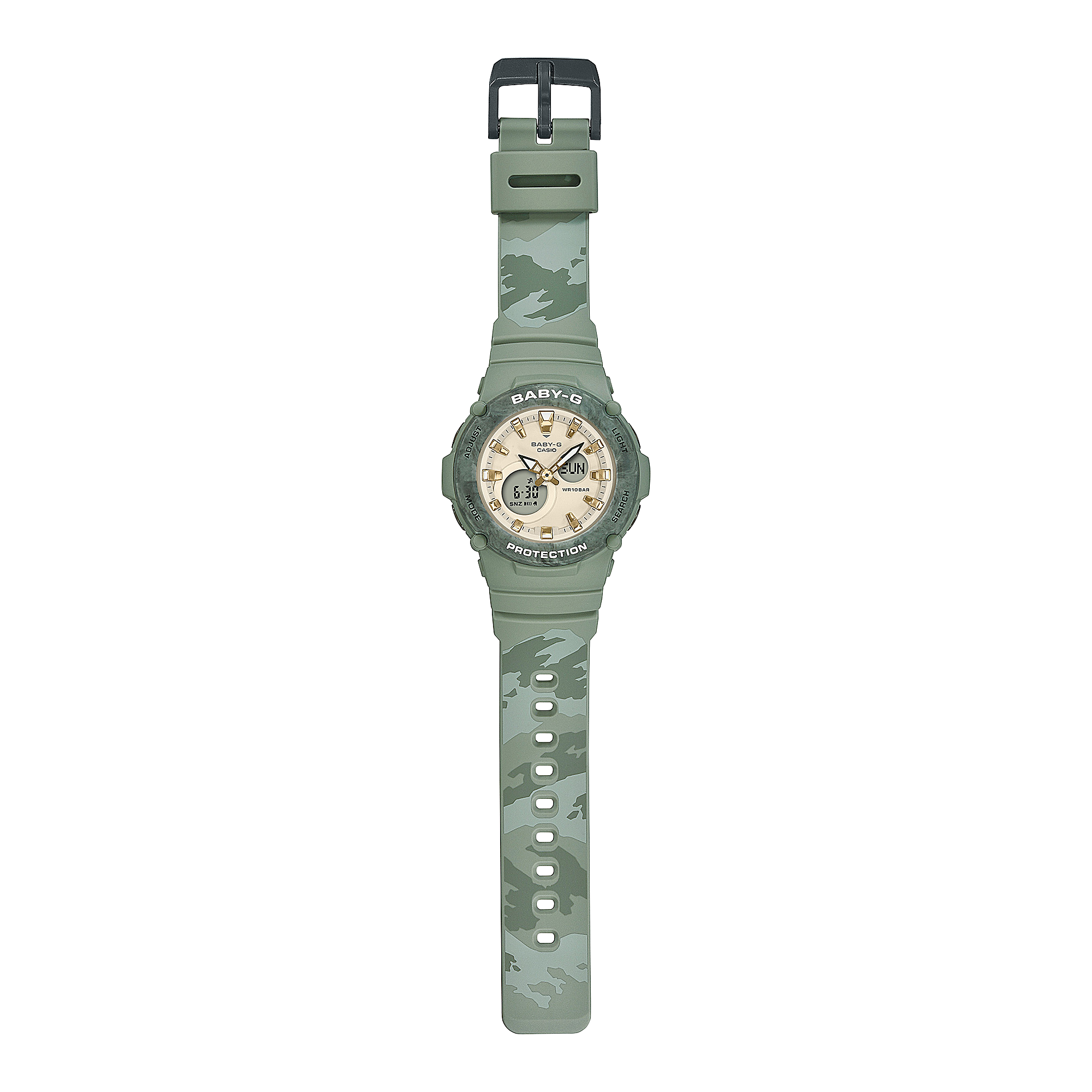Baby-G DUO Outdoor Green Resin Band Watch BGA275M-3A