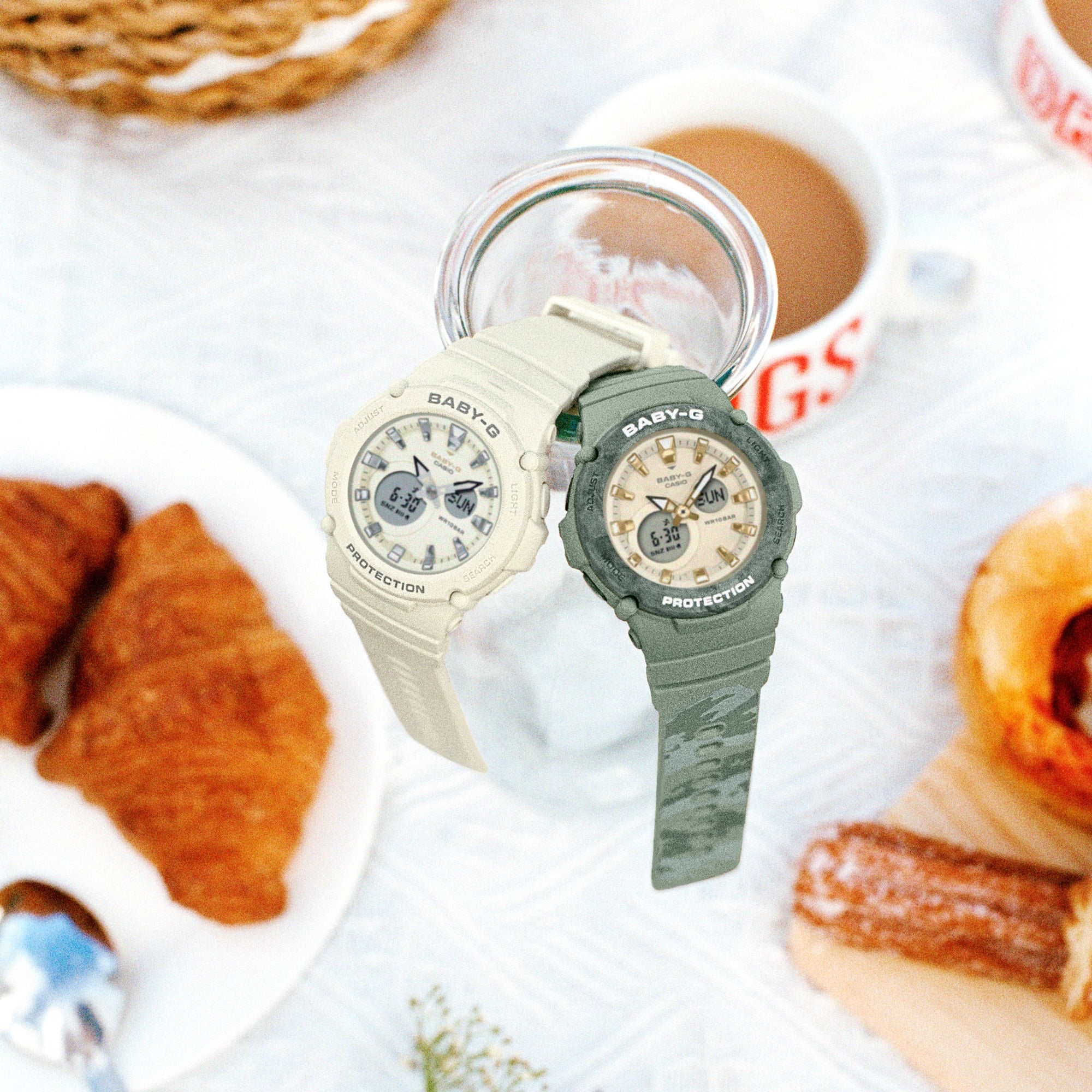 Baby-G DUO Outdoor Green Resin Band Watch BGA275M-3A