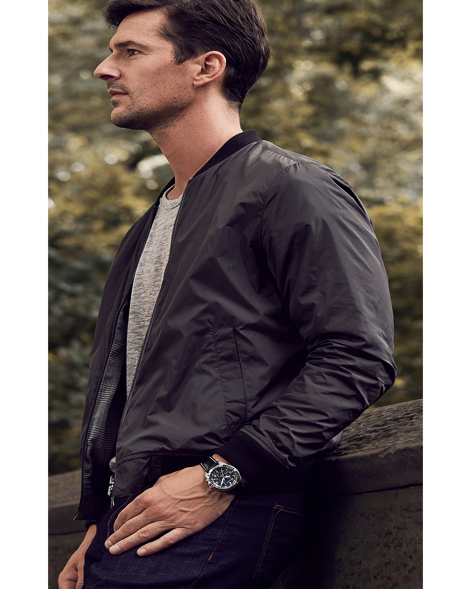 Citizen Leather Grey Dial Men's Watch