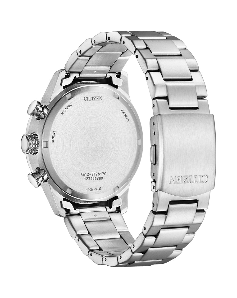 Citizen Chronograph Eco-Drive Black Dial Watch CA0790-83E