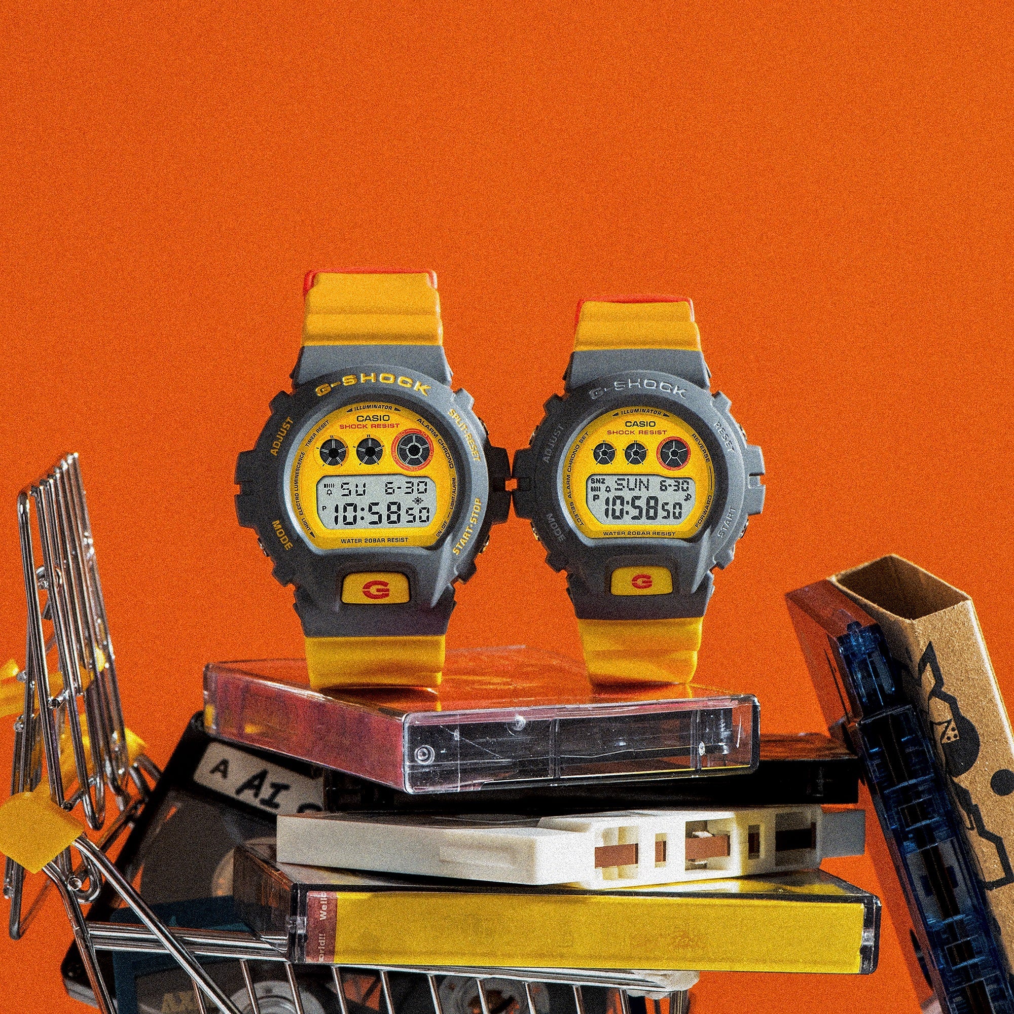 G-Shock 6900 Series 90s-Inspired Colourful DW6900Y-9D