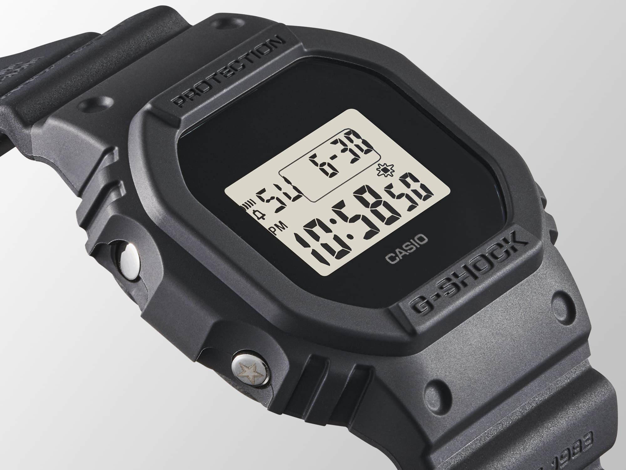 G-Shock Digital 5600 Series Black Resin Watch DWE5657RE-1D