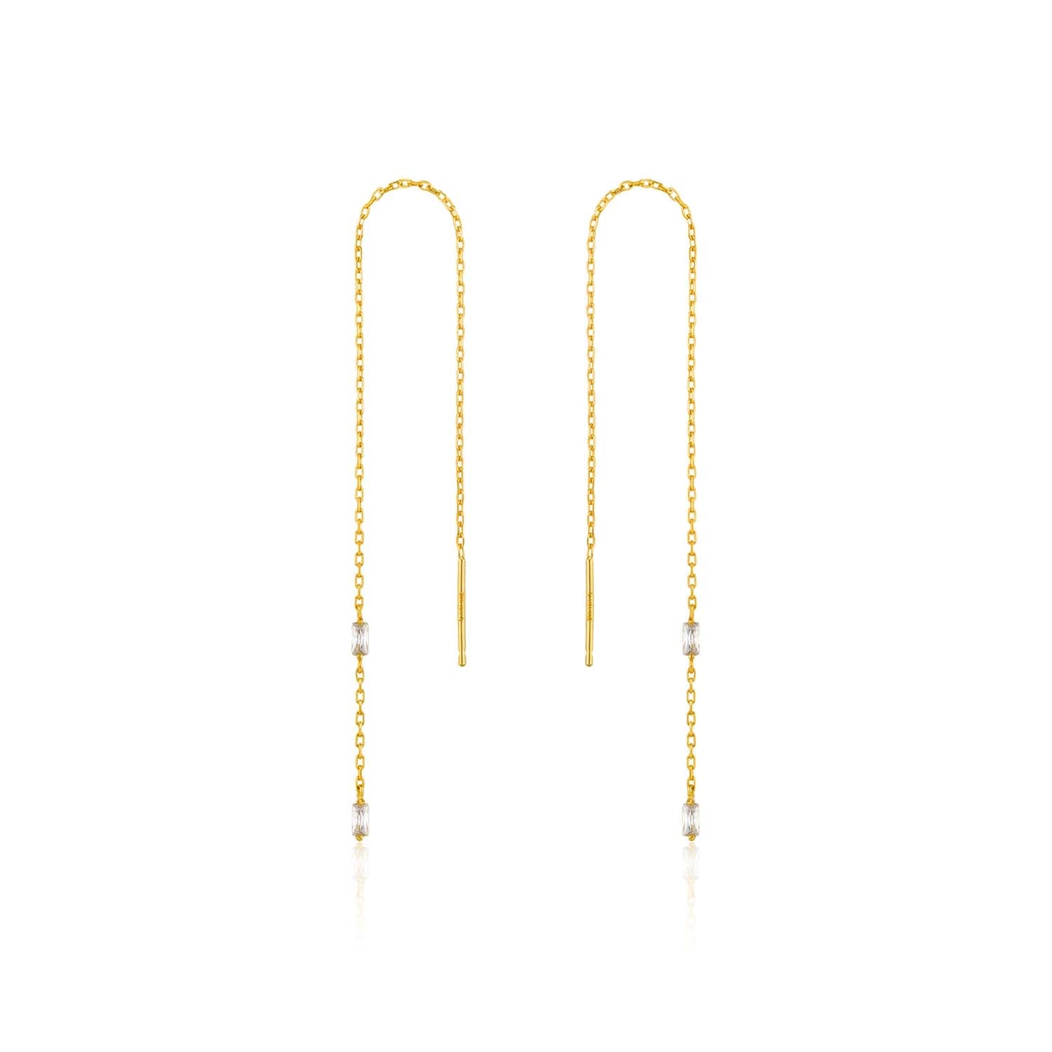 Ania Haie Glow Threader Earrings - Gold