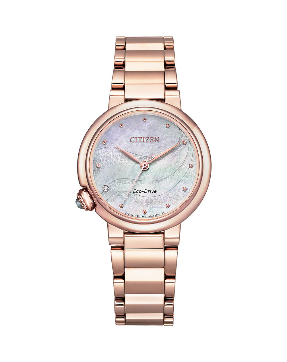 Rose gold mother 2025 of pearl watch