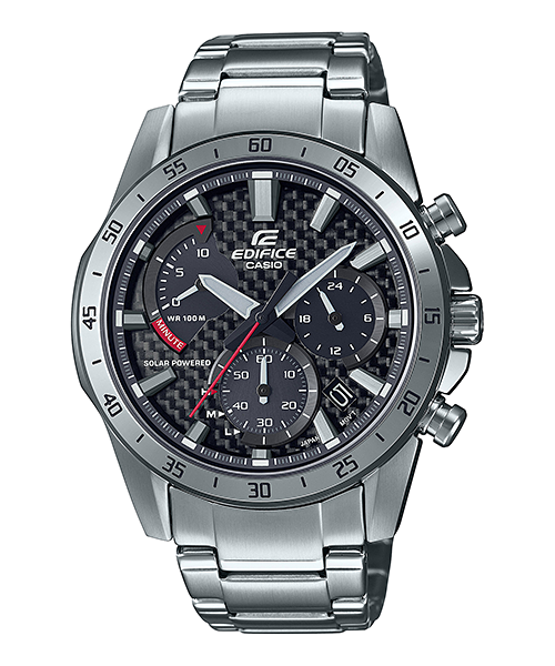 Casio Edifice Chronograph Solar Powered Watch EQS930D 1A Watch Direct