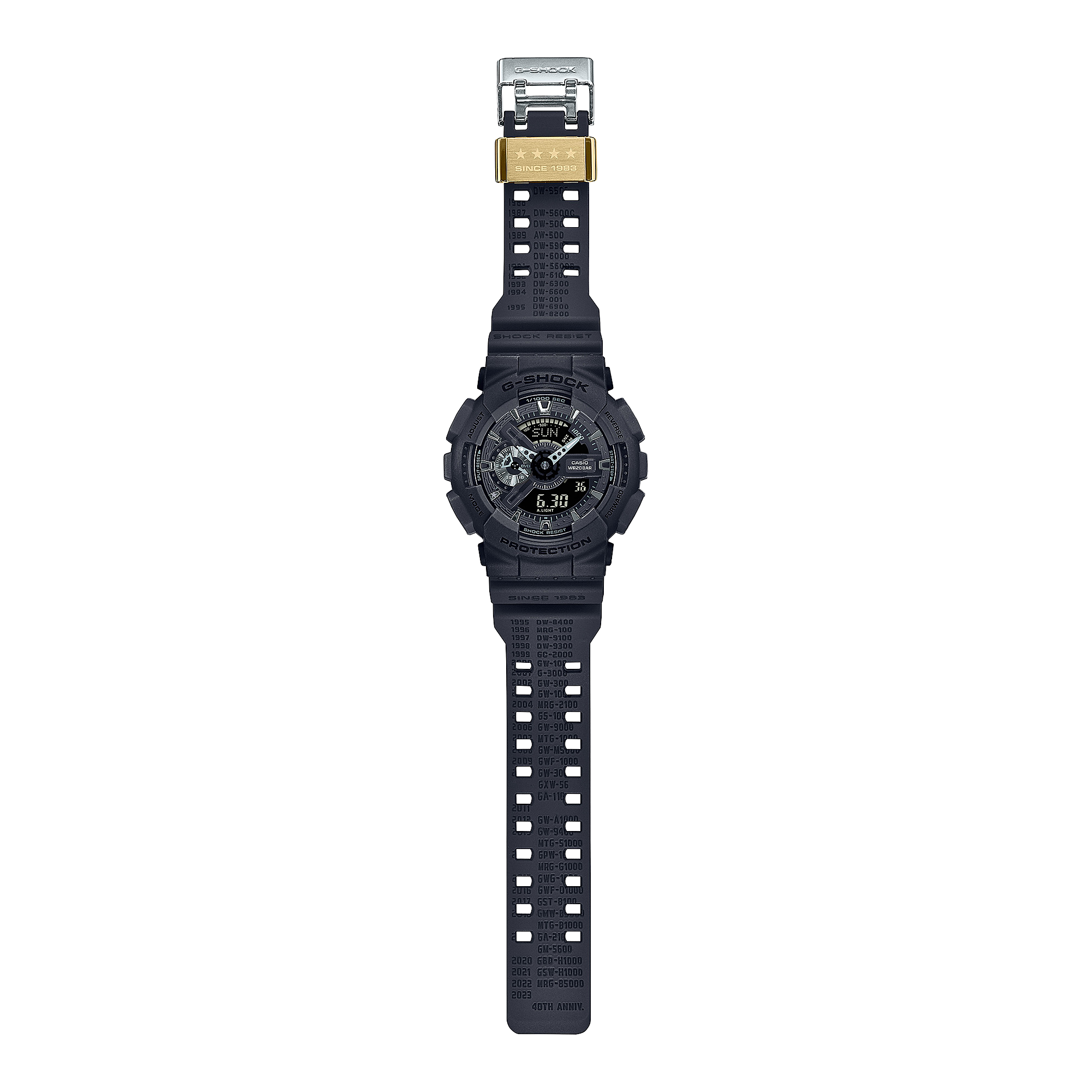 G-Shock 110 SERIES Black Resin Band Watch GA114RE-1A
