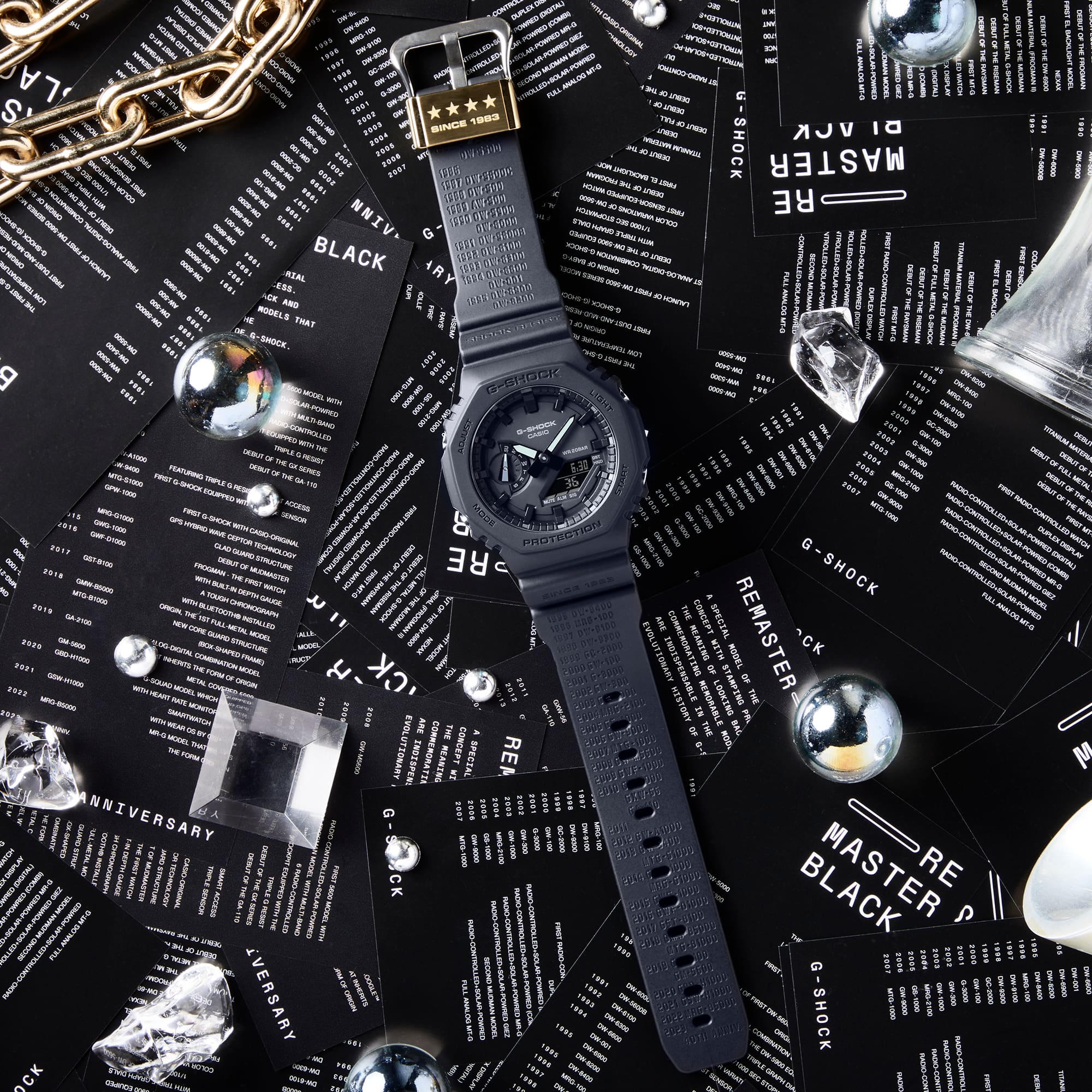 G-Shock 2100 Series Black Resin Band Watch GA2140RE-1A