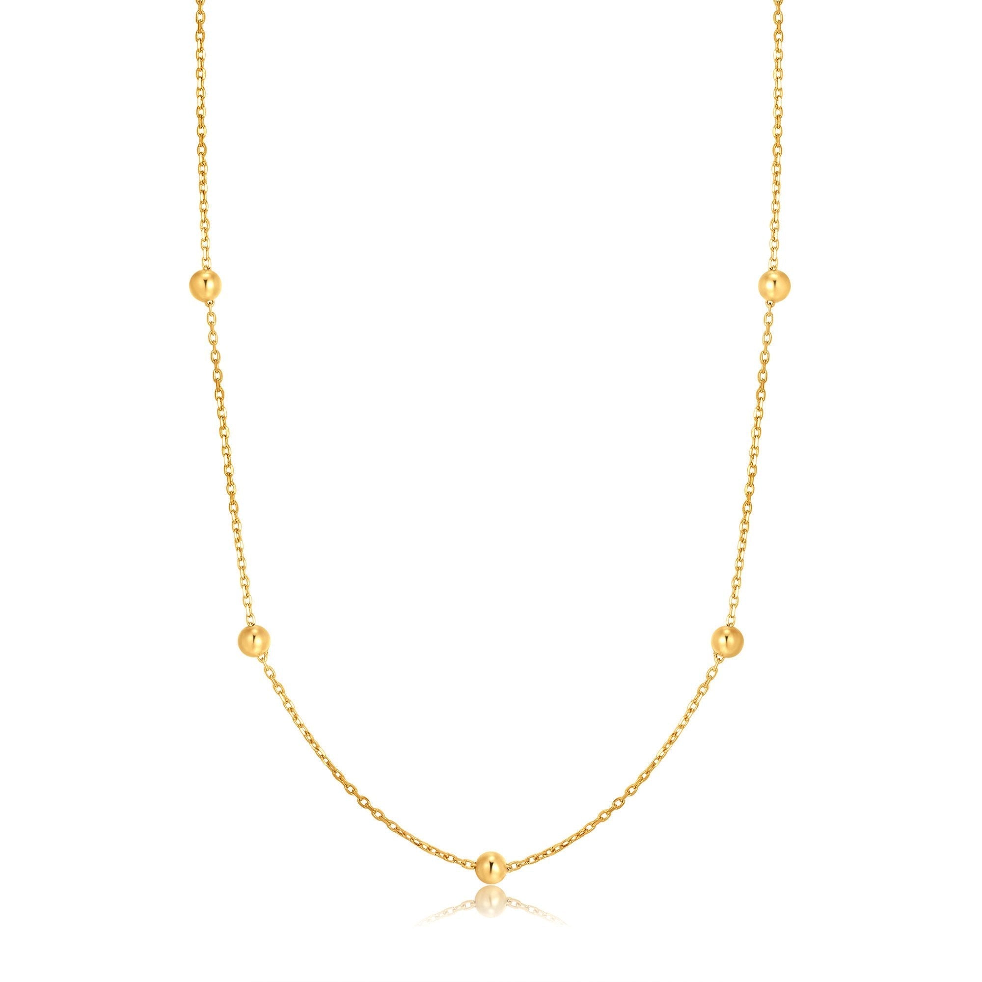 Ania Haie 14kt Gold Beaded Necklace