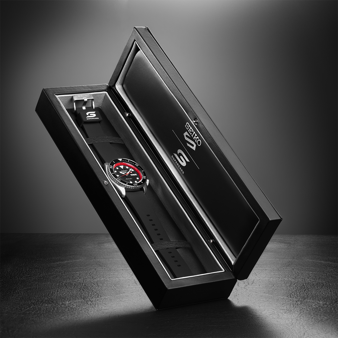Seiko Supercars Special Edition Red Automatic Watch SRPJ03K