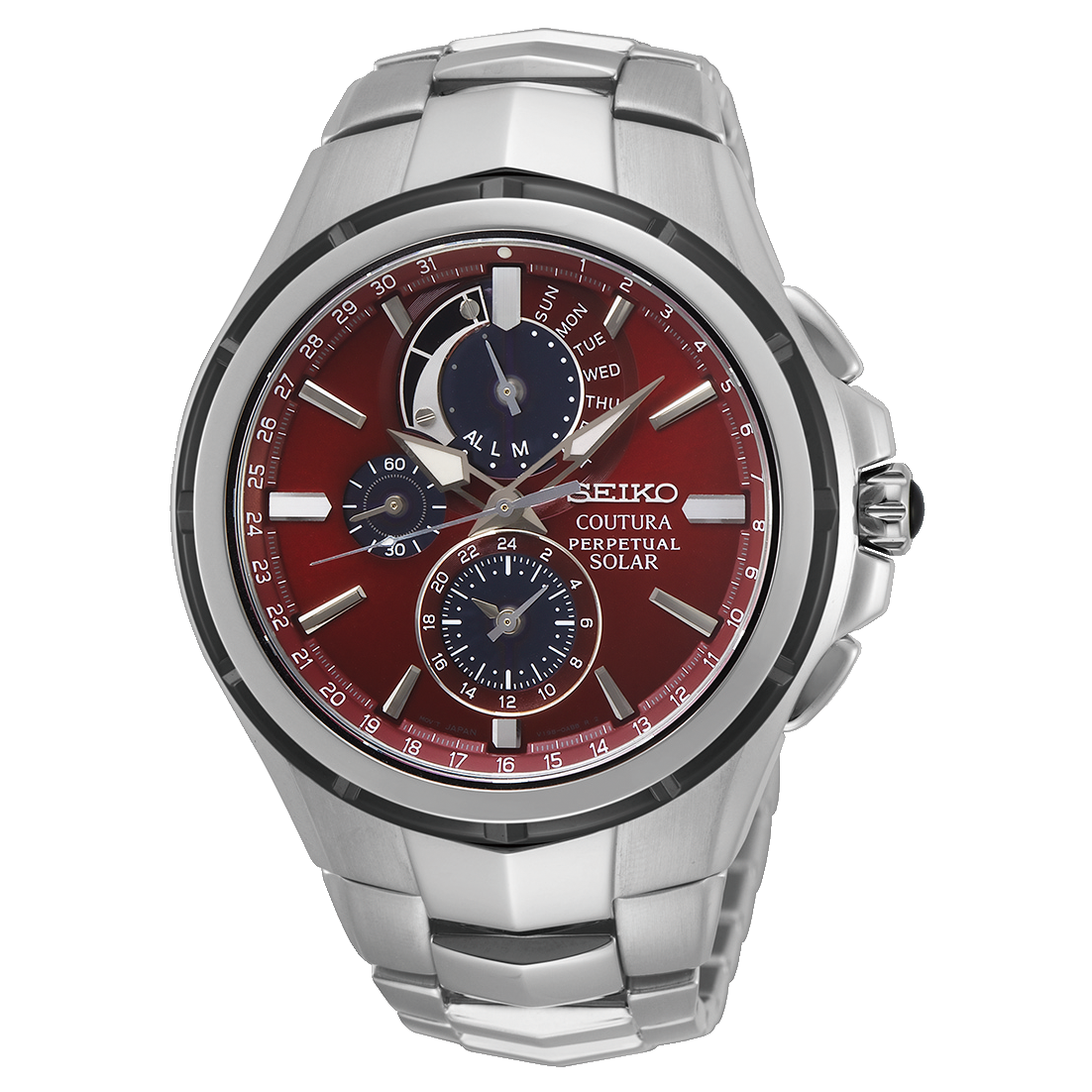 Seiko Coutura perpetual Solar Mens Watch SSC763 Watch Direct