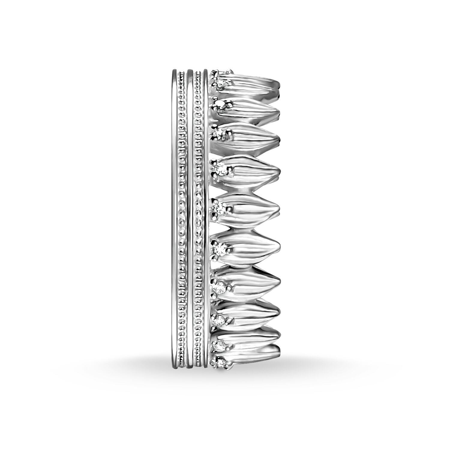 Thomas Sabo Ring Leaves Crown Silver