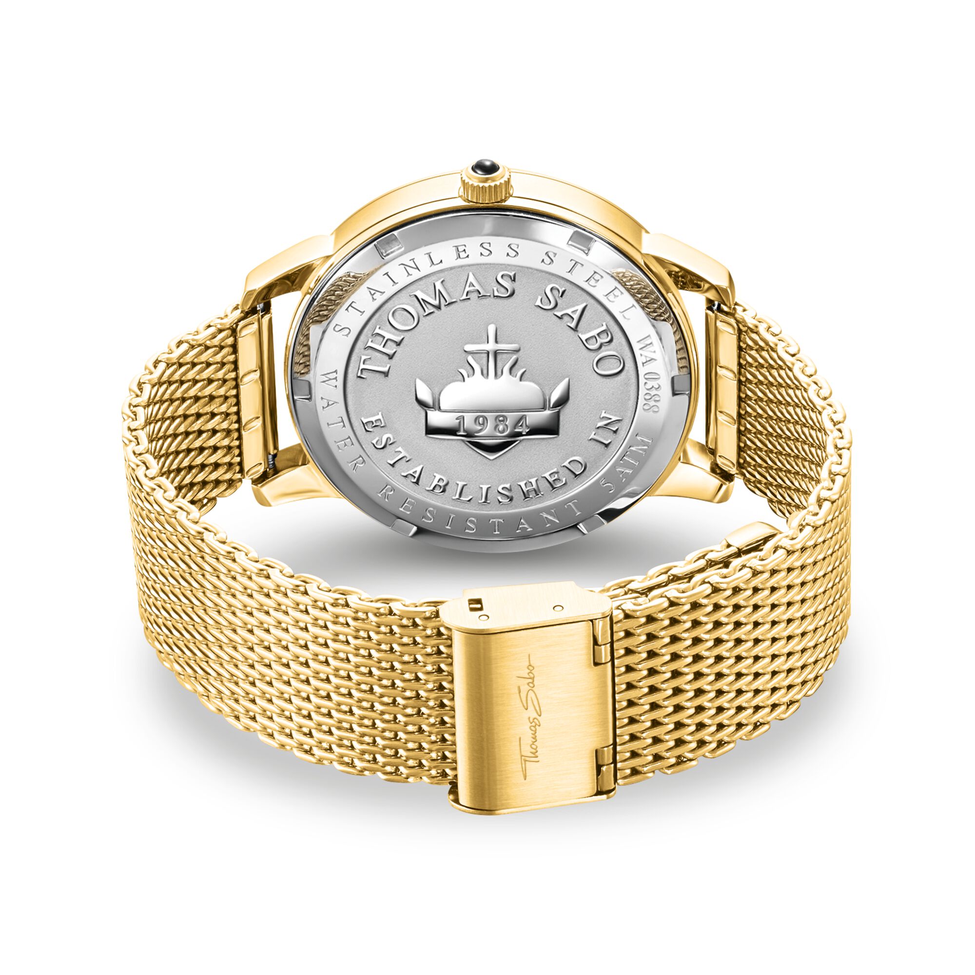 THOMAS SABO Men's watch elements of nature gold