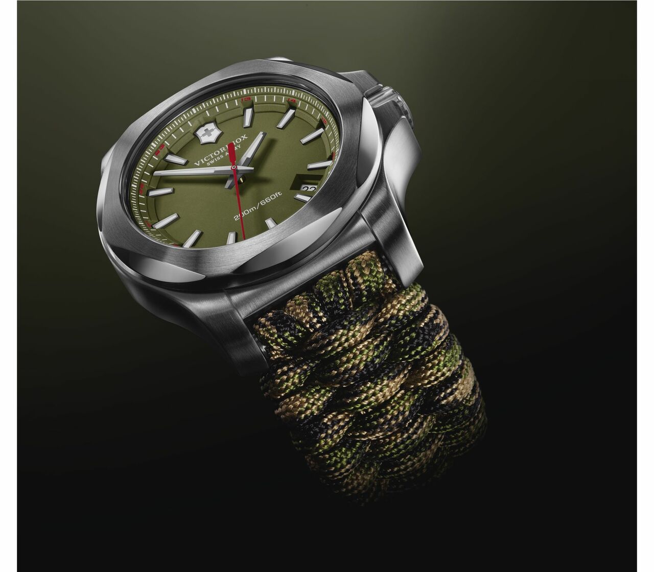 Victorinox 'I.N.O.X.' Swiss Quartz Stainless Steel Casual Mens Watch 241727