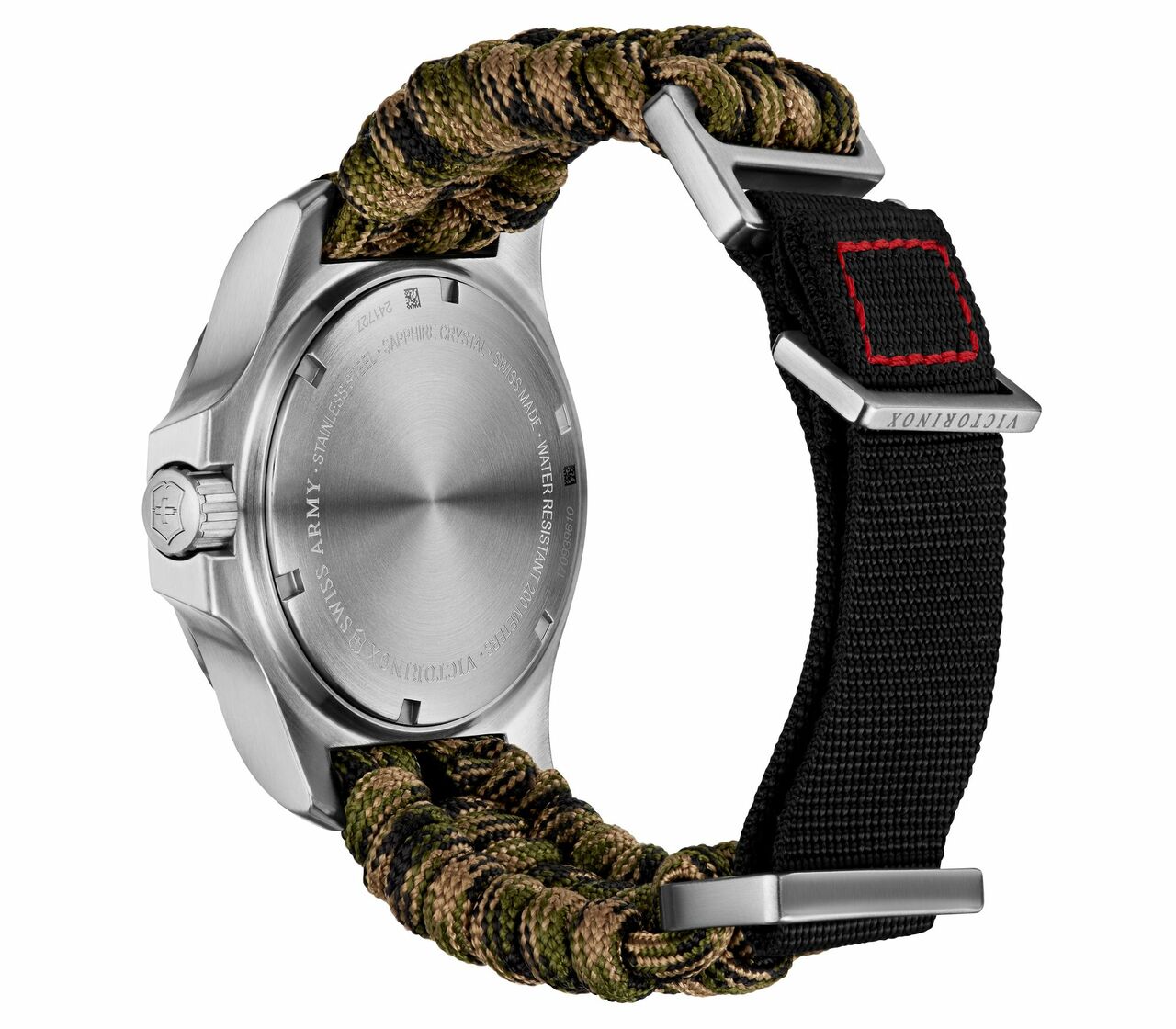 Victorinox 'I.N.O.X.' Swiss Quartz Stainless Steel Casual Mens Watch 241727