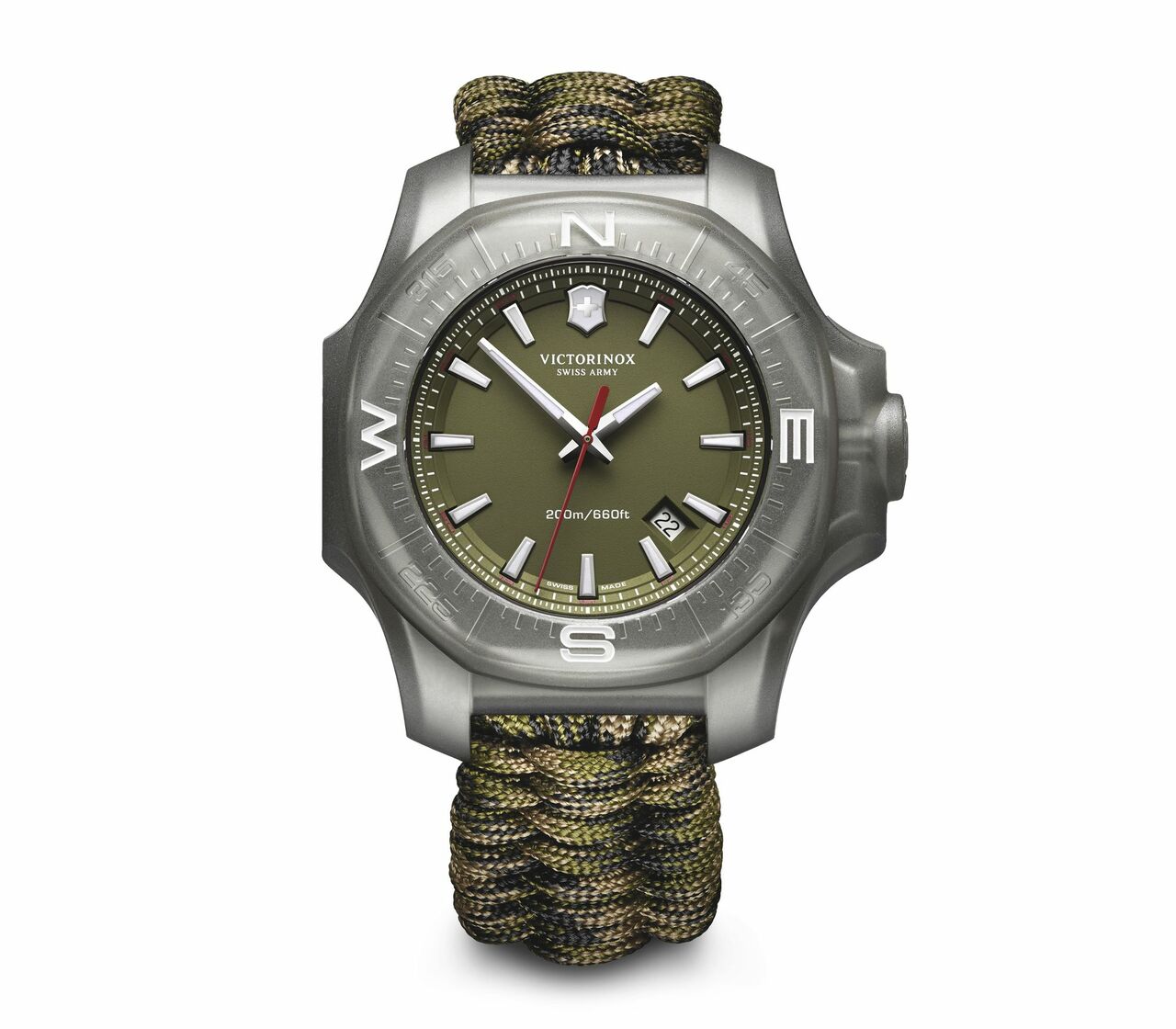Victorinox 'I.N.O.X.' Swiss Quartz Stainless Steel Casual Mens Watch 241727