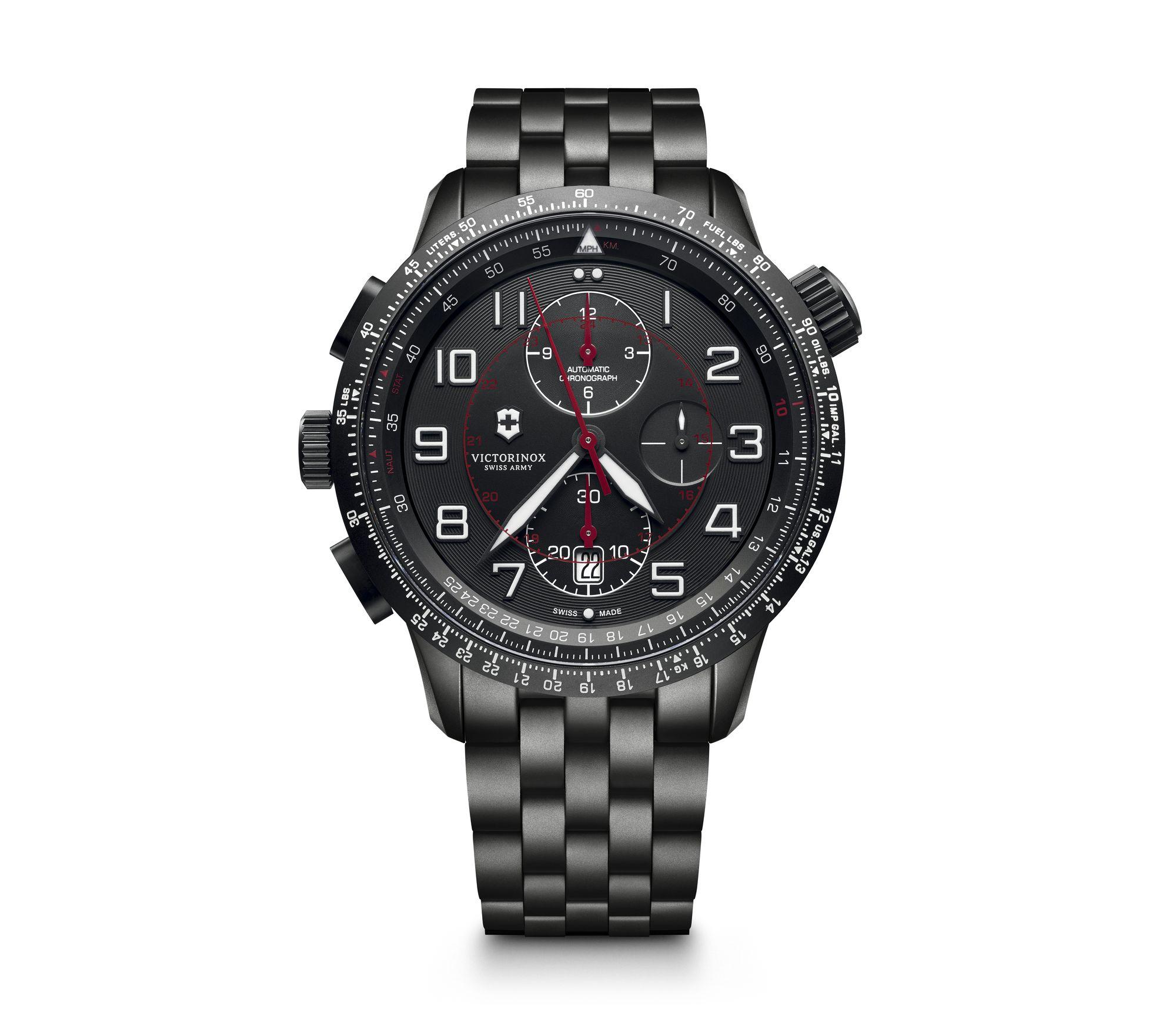 Victorinox Airboss Mach 9 黑色版男士手表241742 – Watch Direct