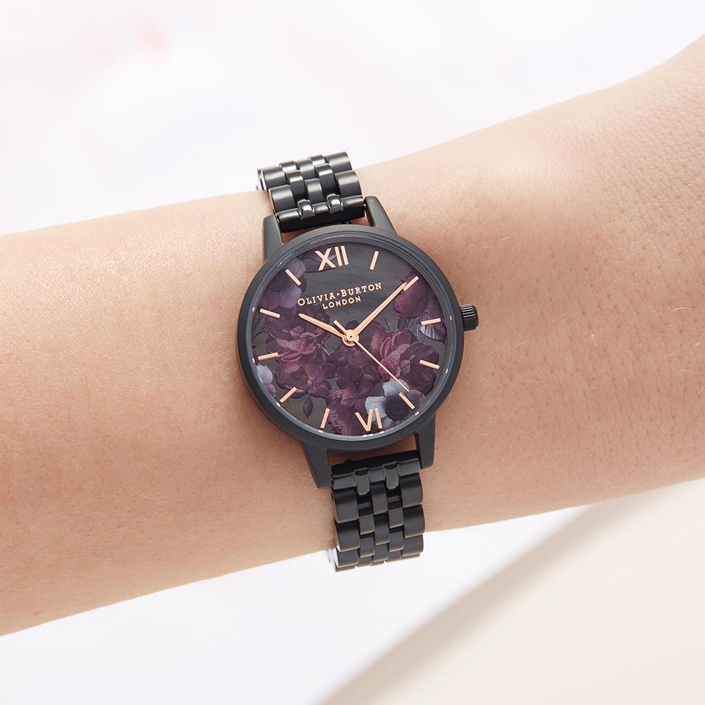 Olivia Burton After Dark Black Watch - Black