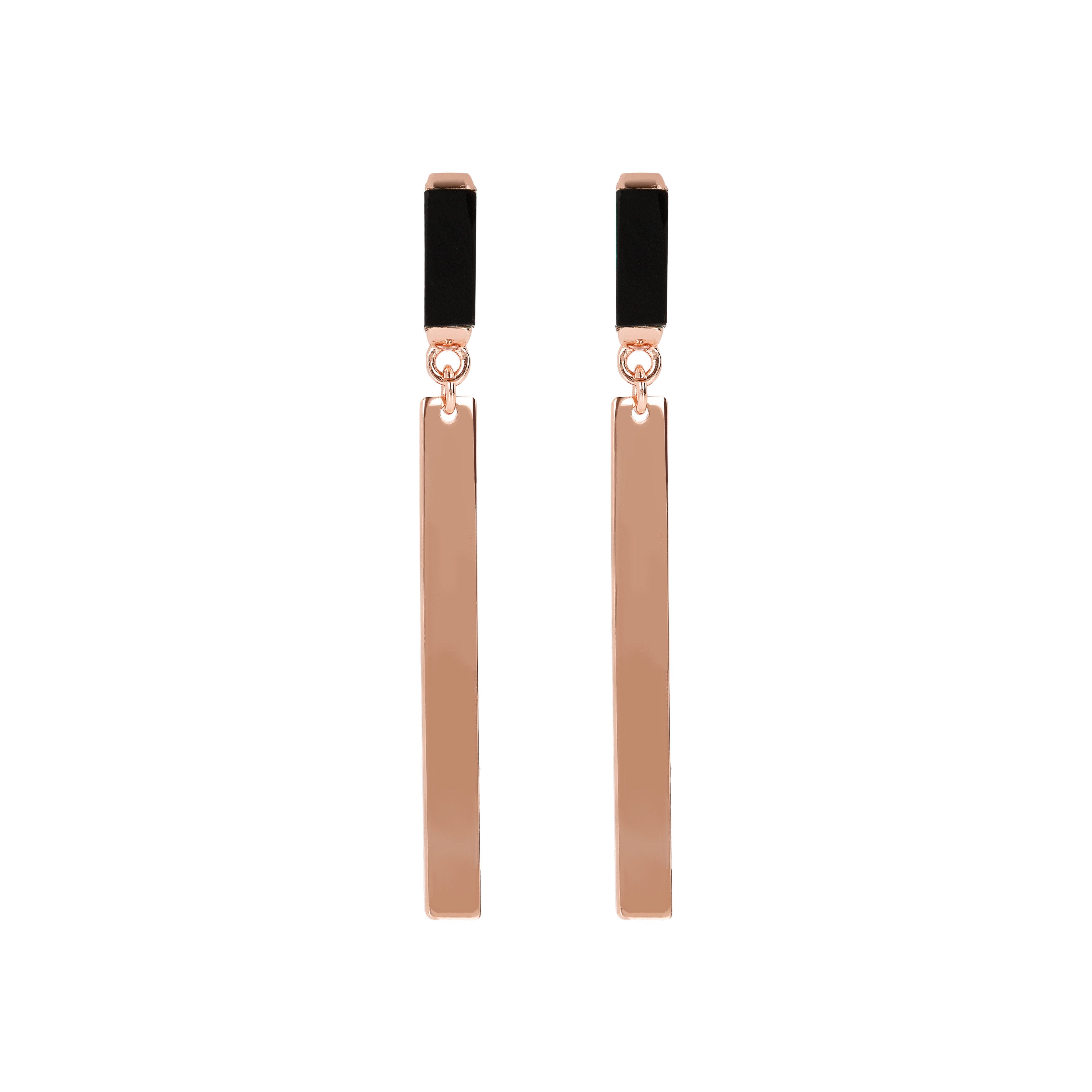 Bronzallure Natural Stones Pendant Earrings