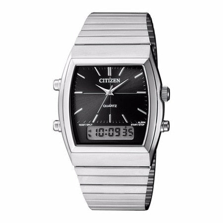 Citizen Quartz Alarm Chronograph Analog Digital Jm0540-51E Mens Watch