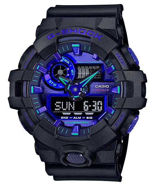 G Shock DUO Virtual World Mens Watch GA700VB 1A Watch Direct