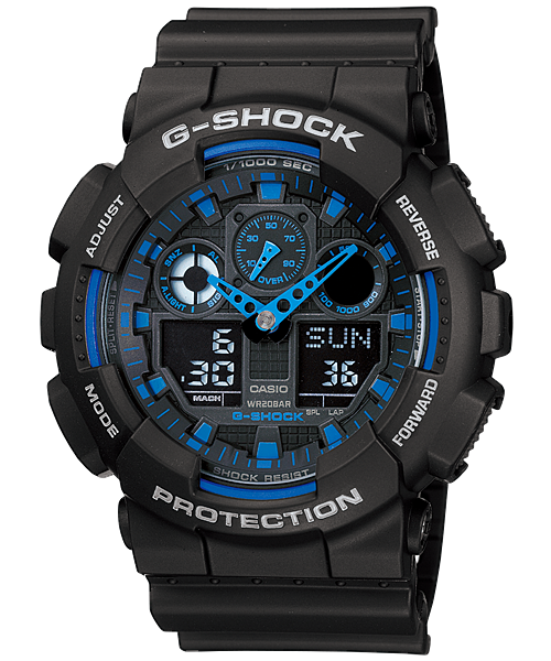 G shock watch in blue colour hotsell