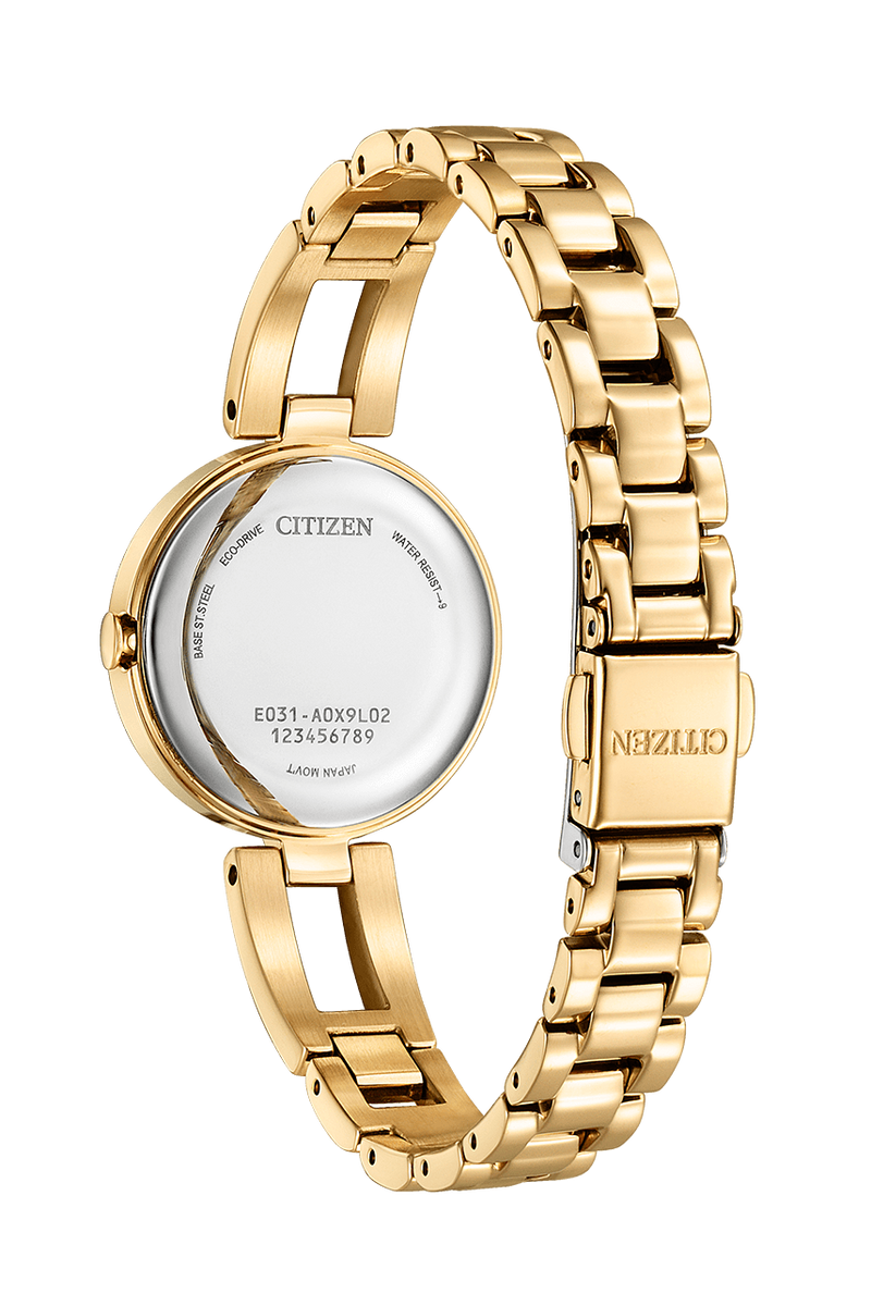 西铁城Eco-Drive 不锈钢粉色表盘手表EM0809-83Z – Watch Direct