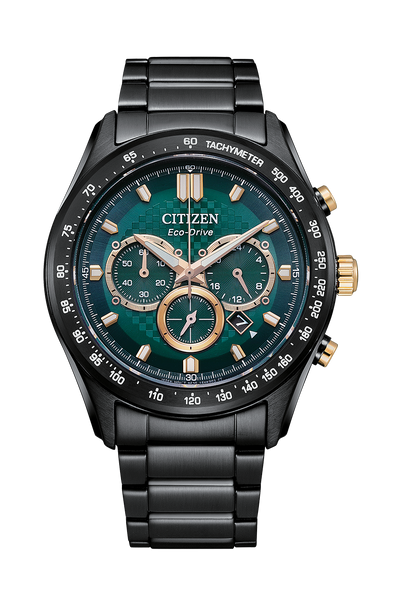 Citizen Eco-Drive Stainless Steel Green Dial Watch CA4536-86X