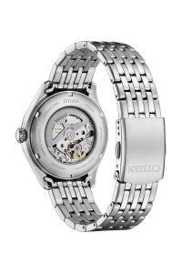 Citizen Mechanical NH8410-59X teal dial stainless steel lifestyle image