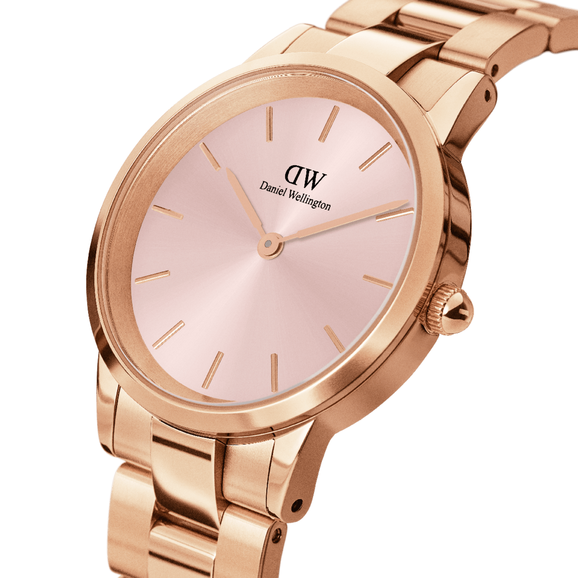 Daniel Wellington Iconic Link 32mm Light Pink Dial Watch DW00100369