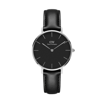 Daniel Wellington Petite 28 毫米谢菲尔德黑色表盘腕表 DW00100236