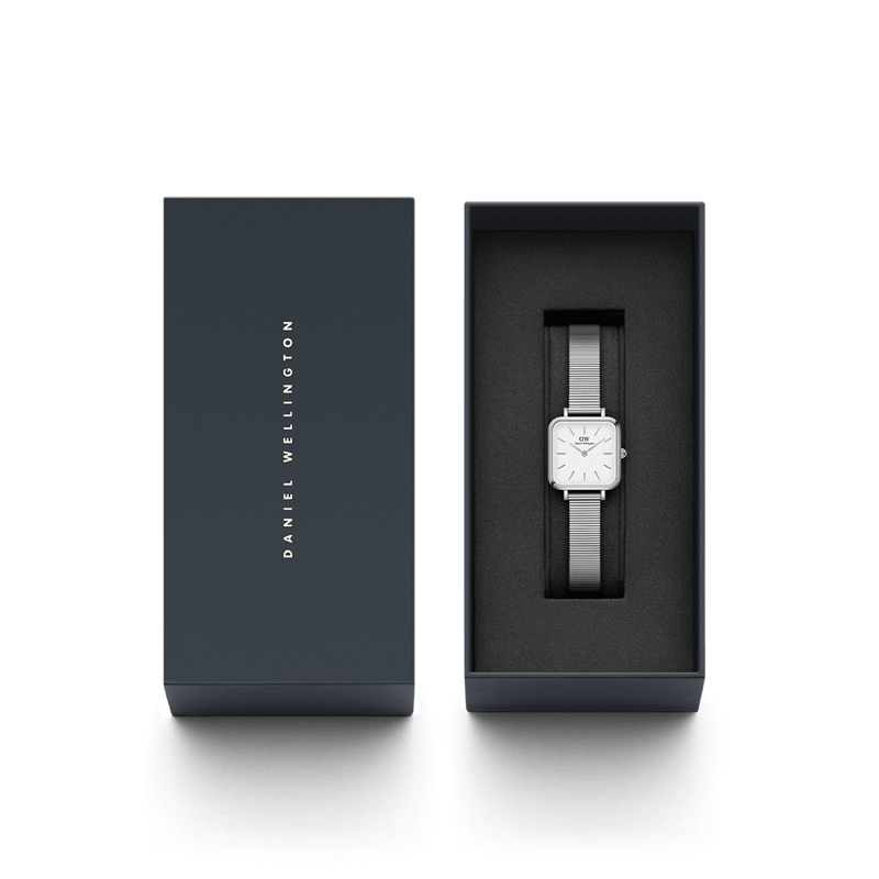 Daniel Wellington Quadro Studio 22X22mm 白色表盘腕表 DW00100521