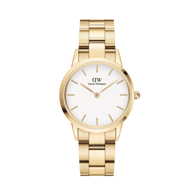 Daniel Wellington Iconic Link 32 毫米白色表盘腕表 DW00100565