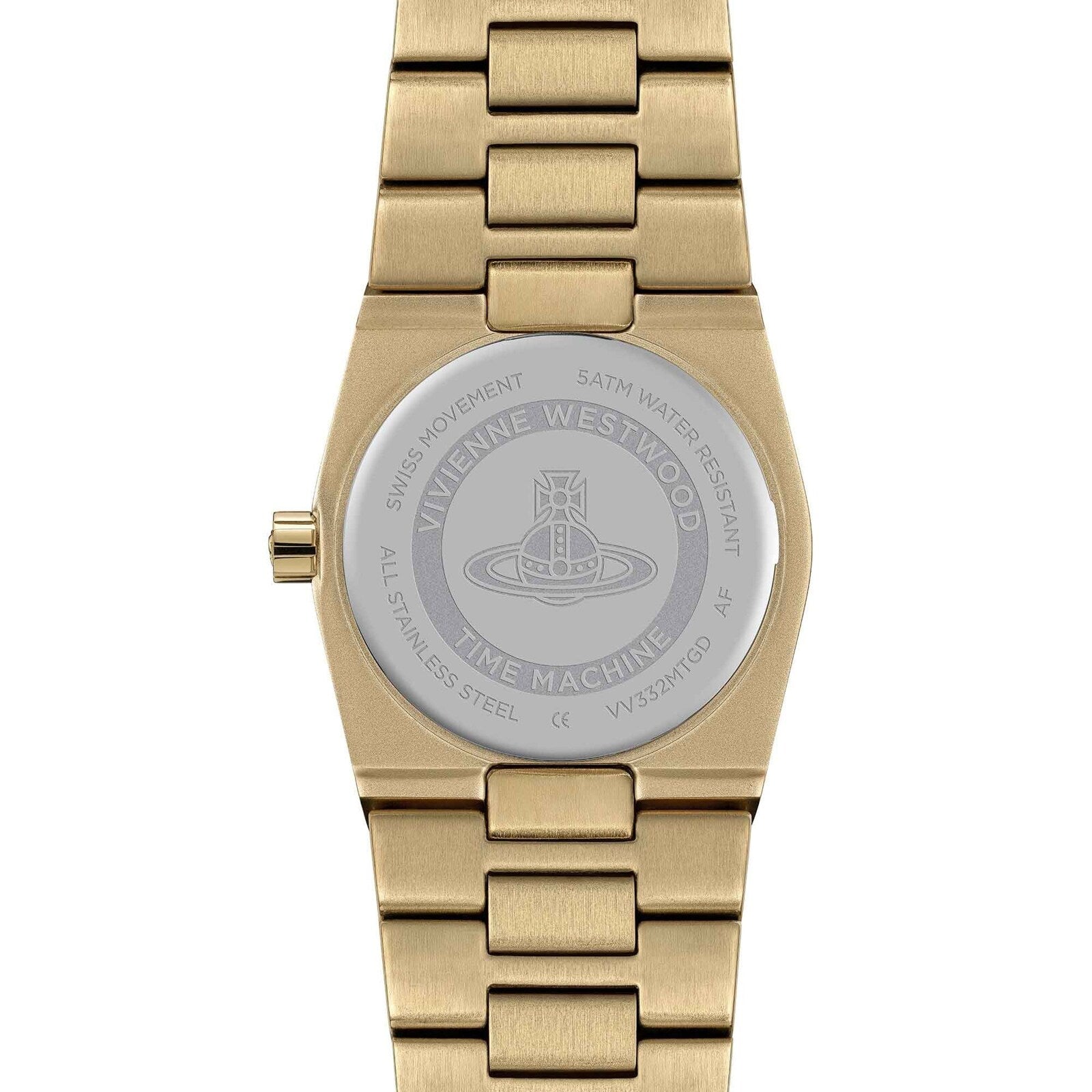 Vivienne Westwood The Hoxton Black Dial Stainless Steel Women's Watch VV332MTGD