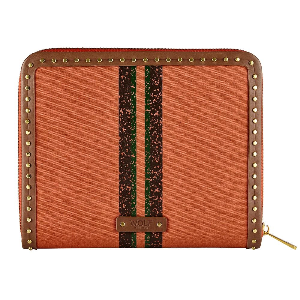 Ida Travel Zip Jewellery Portfolio Orange 190046
