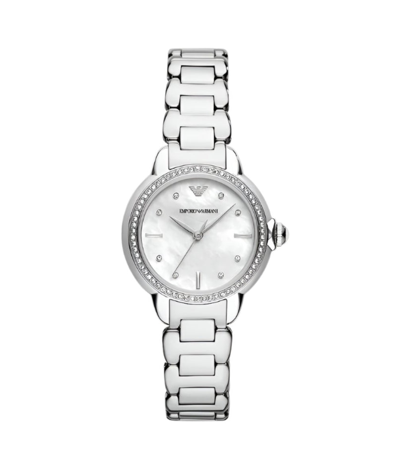 Armani Stainless Steel Silver Dial Watch AR11596