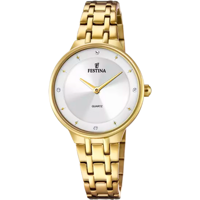 Festina F20601/1 Women's Elegance Stainless-Steel Watch with Silver Dial