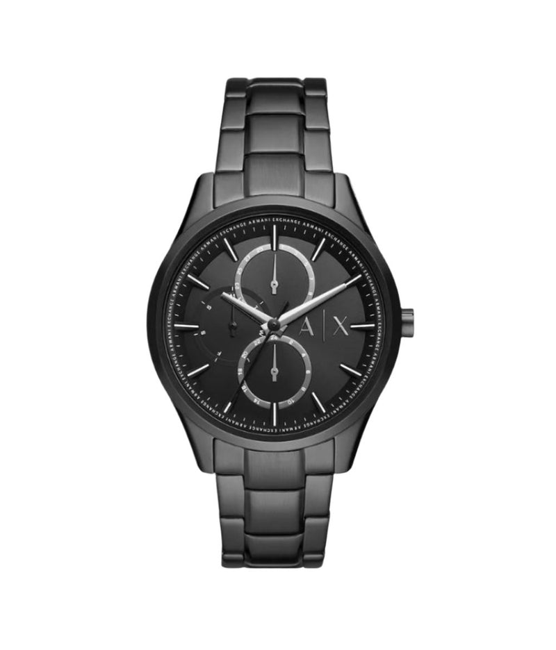 Armani Exchange 多功能黑色不锈钢手表 AX1867