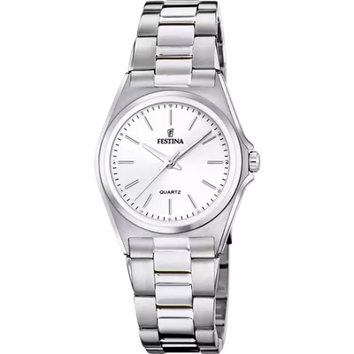 Elegant Festina Women's Stainless Steel Watch F20553/2 with Classic Design