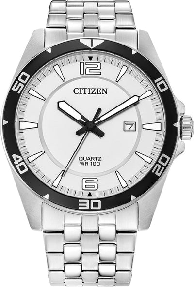 Citizen Classic White Dial Stainless Steel Watch BI5051-51A