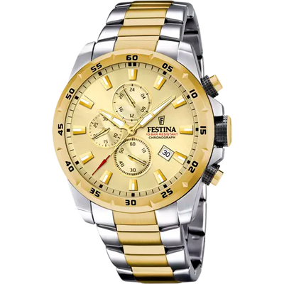 Reloj Festina Gold Dial Stainless Steel Men's Watch F20562/1