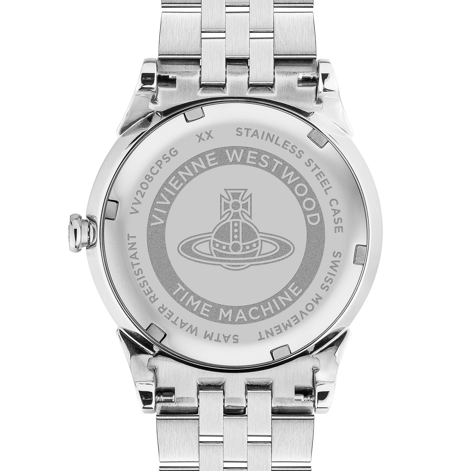 Vivienne Westwood Wallace Gold Dial Stainless Steel Women's Watch VV208CPSG