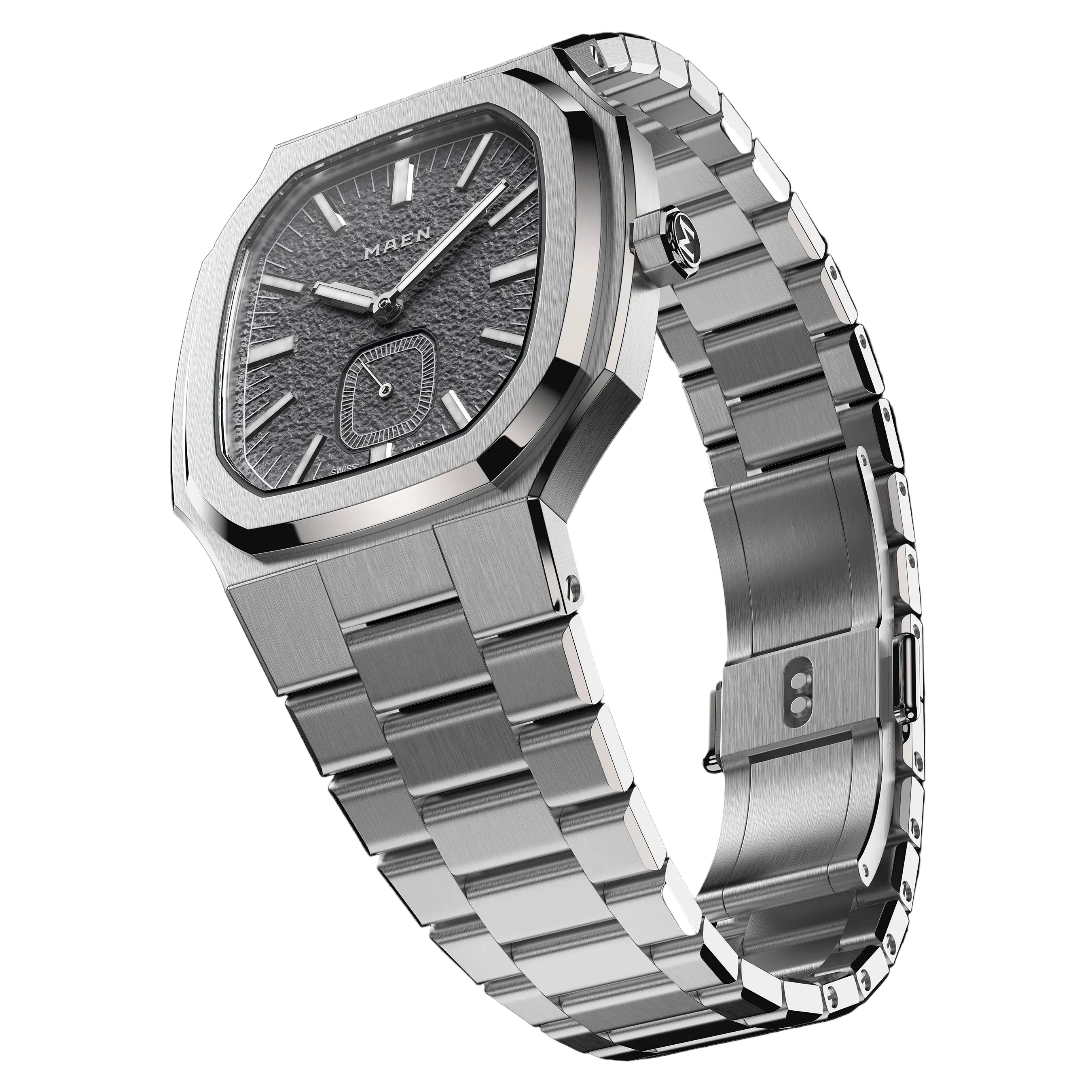 MAEN Manhattan 37 Ultra Thin Ghost Grey Manual Wind Movement Watch M2.2.4