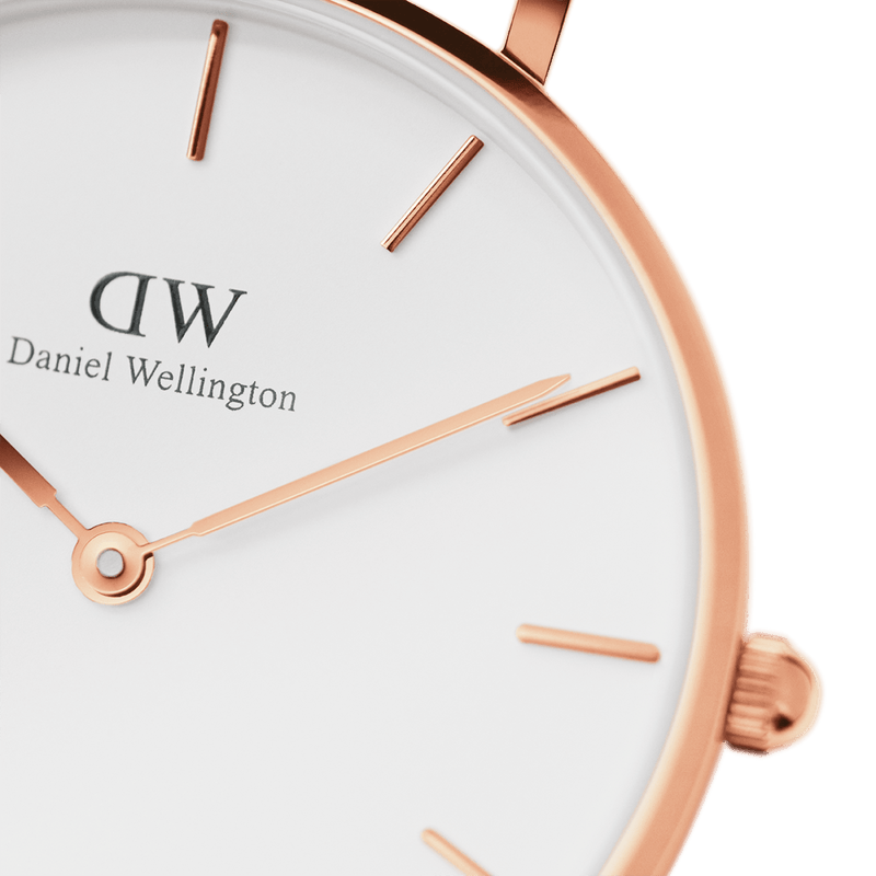 Daniel Wellington Petite Dover 28mm White Dial Watch DW00100313 Watch Direct
