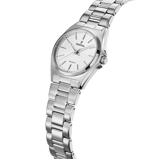 Elegant Festina Women's Stainless Steel Watch F20553/2 with Classic Design