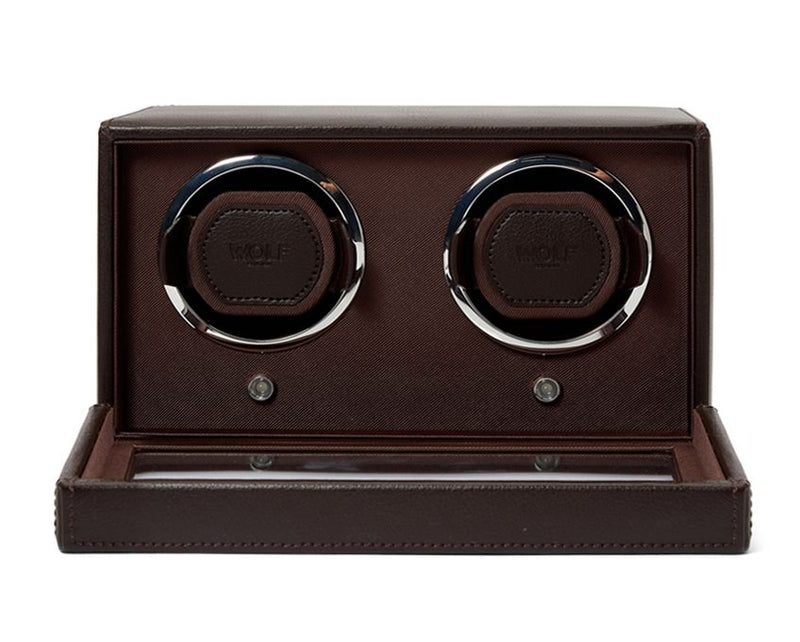 Wolf Cub Double Watch Winder With Cover