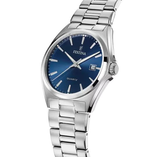 优雅钢带蓝色 Festina 手表 F20552/3 - 精致与实用的融合